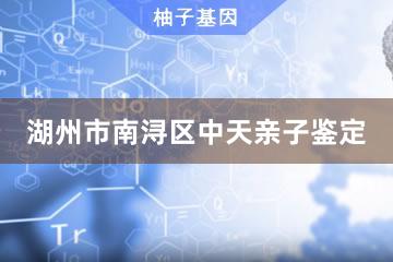 湖州市南浔区个人中天亲子鉴定办理处