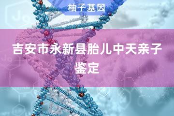 吉安市永新县胎儿中天亲子鉴定受理处