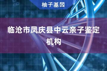 临沧市凤庆县个人中云亲子鉴定机构