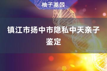 镇江市扬中市隐私中天亲子鉴定便民服务处