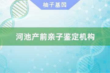 河池产前亲子鉴定机构