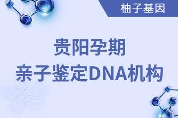 贵阳孕期亲子鉴定DNA机构