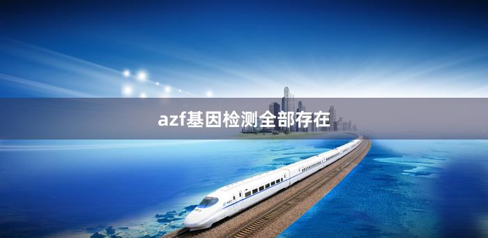 azf基因检测全部存在