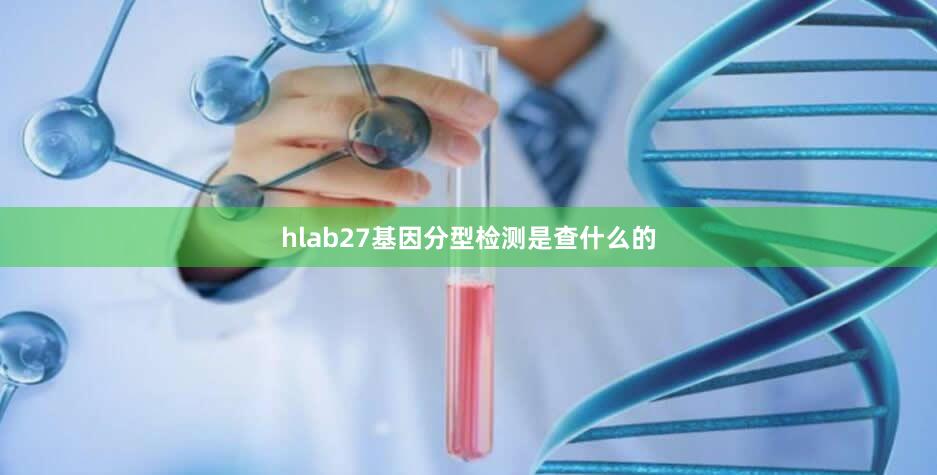 hlab27基因分型检测是查什么的