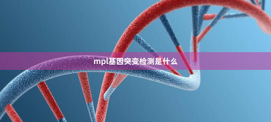 mpl基因突变检测是什么