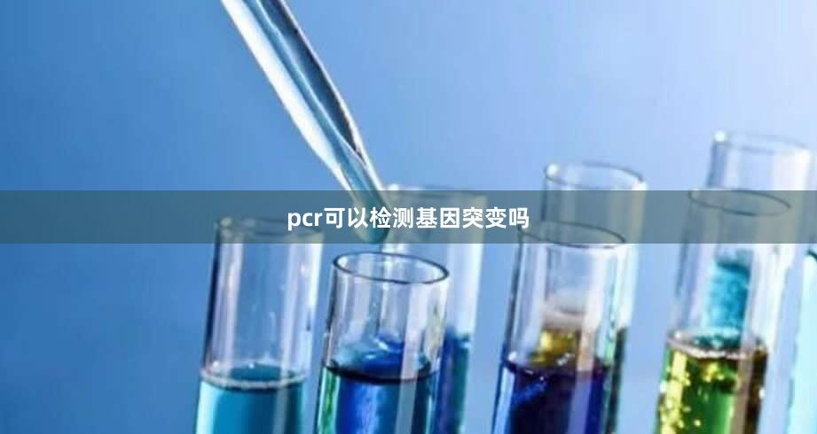 pcr可以检测基因突变吗