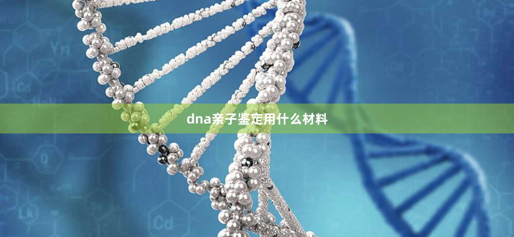 dna亲子鉴定用什么材料