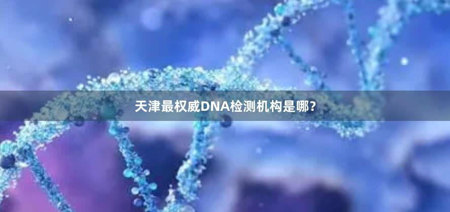 天津最权威DNA检测机构是哪？