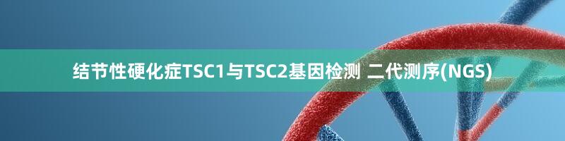 结节性硬化症TSC1与TSC2基因检测 二代测序(NGS)