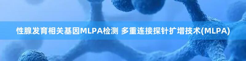 性腺发育相关基因MLPA检测 多重连接探针扩增技术(MLPA)