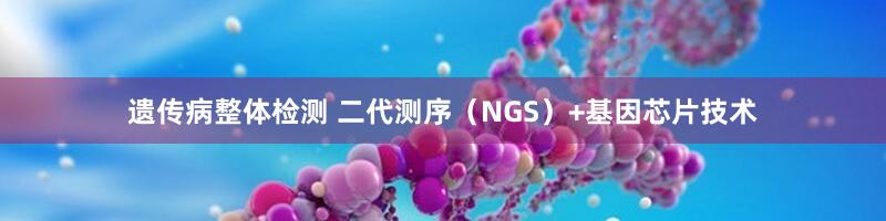 遗传病整体检测 二代测序（NGS）+基因芯片技术